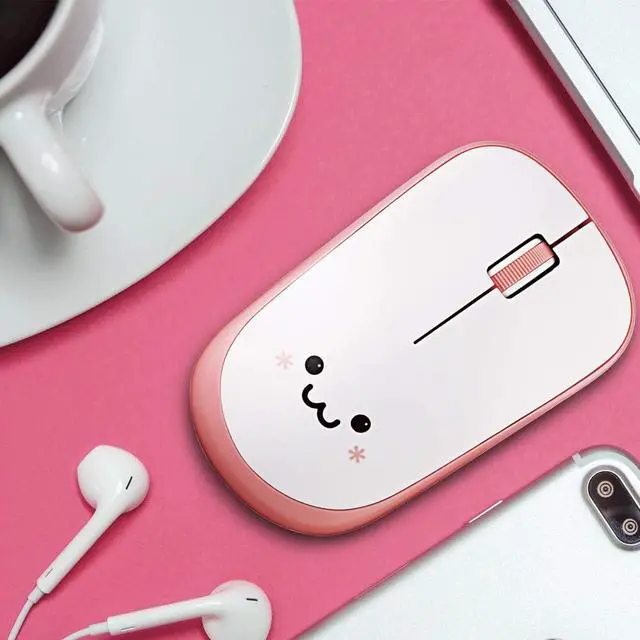 Alt view image 2 of 7 - ELECOM 2.4G Wireless, Portable Mobile Smiley-Face Mouse for Right/Left Handed Use, IR LED, 1200 DPI 2.5 Years Long Battery Life, Recommended Silent Click (M-IR07DRSPN)