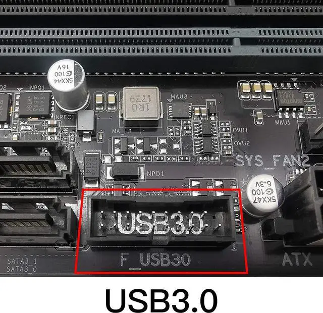 Alt view image 4 of 6 - EZDIY-FAB USB 3.0 (3.1 Gen 2) Internal (19-Pin) Header to USB 3.1/3.2 Type-C (20-Pin) A-Key Front Panel Adapter