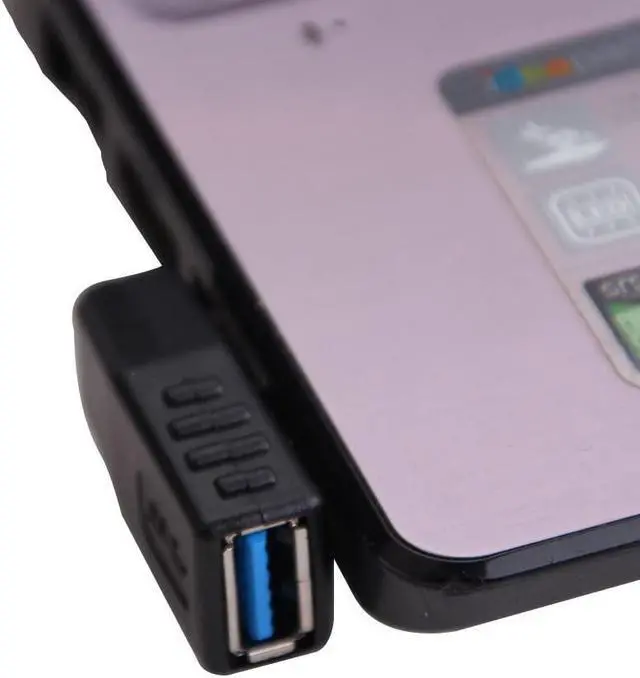 Alt view image 3 of 7 - USB 3.0 Adapter 90 Degree Male to Female Coupler Connector Plug Left Angle and Right Angle by Oxsubor