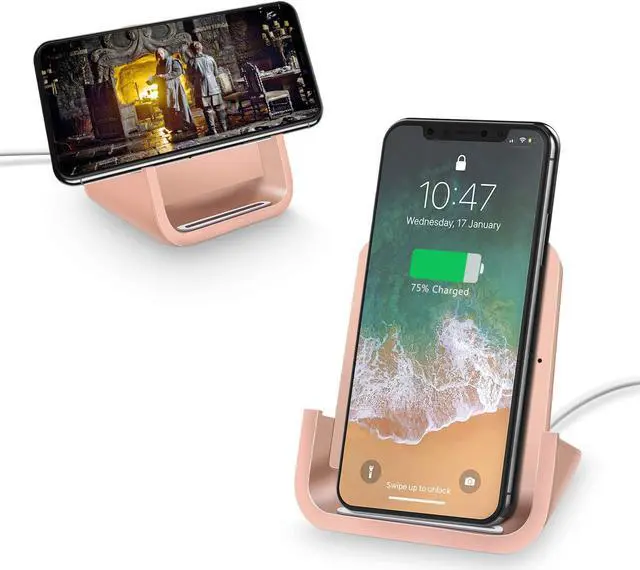 Main image of Wireless Charger YUWISS Wireless Charging Stand Cordless Charger 10/7.5/5W Compatible with iPhone 14 13 12/12 /11Pro Max/XR/XS Max/XS/X/8/8Plus Galaxy S22/S21/S9/S9+/S8/S8+ Note