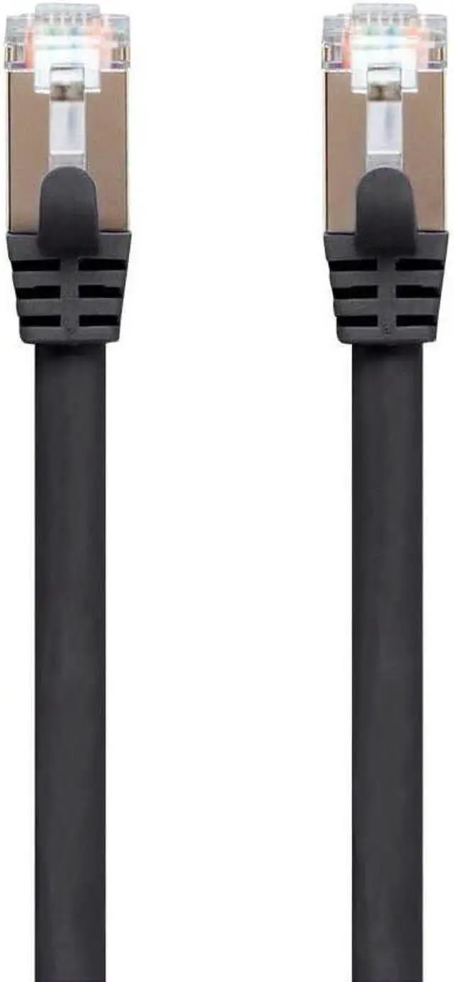 Alt view image 6 of 11 - MonoPrice 15ft Cat7 Snagless Shielded STP Network Patch Cable Black 31353