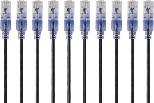 Main image of Monoprice Cat6A Ethernet Patch Cable - Snagless RJ45 & Cat6A Ethernet Patch Cable - Snagless RJ45, 550Mhz, 10G, UTP & Cat6A Ethernet Patch Cable - Snagless RJ45, 550Mhz, 10G, UTP