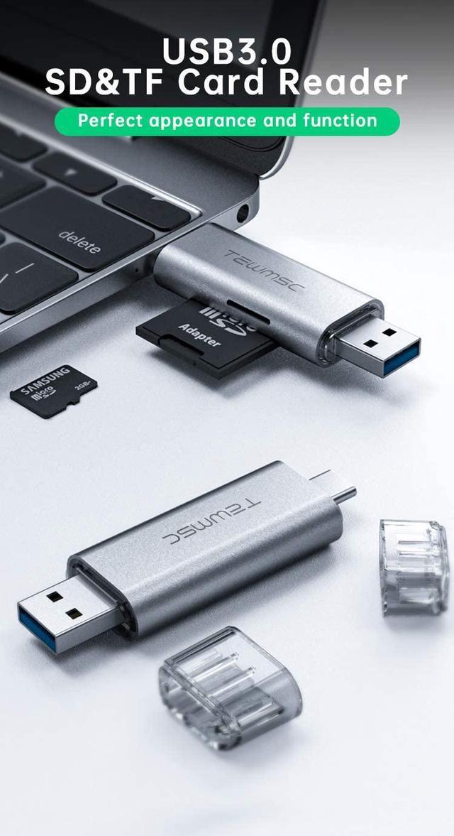 USB C SD Card Reader,Micro SD Card Reader Adapter,Type C Memory Card Reader  SD to USB C Adapter 