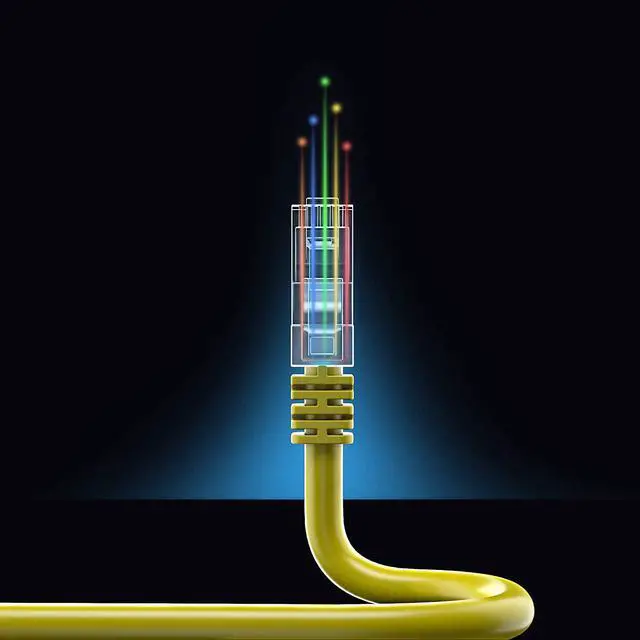 Alt view image 6 of 6 - Maximm Cat 6 Ethernet Cable 100 Ft, 100% Pure Copper, Cat6 Cable LAN Cable, Internet Cable, Patch Cable and Network Cable - UTP (Yellow) 100 Feet