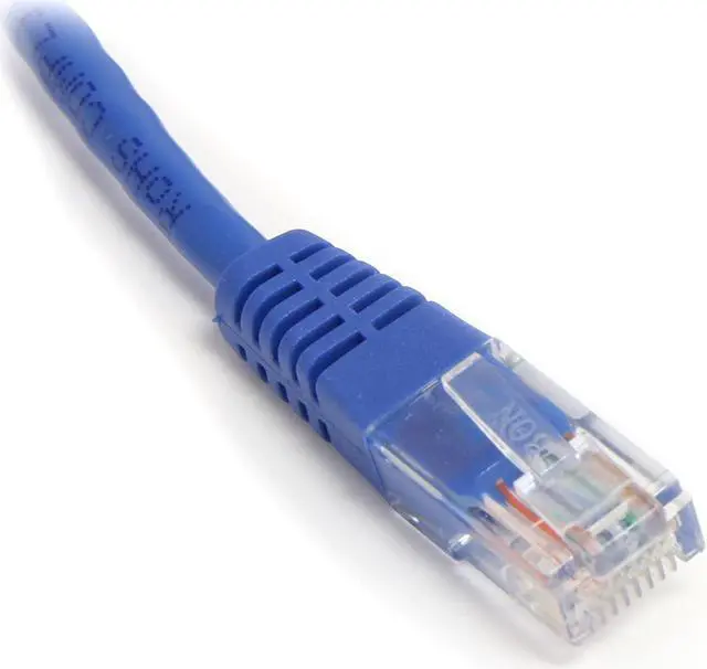Main image of S Cat5e Ethernet Cable - 25 ft - Blue - Patch Cable - Molded Cat5e Cable - Long Network Cable - Ethernet Cord - Cat 5e Cable - 25ft (M45PATCH25BL)