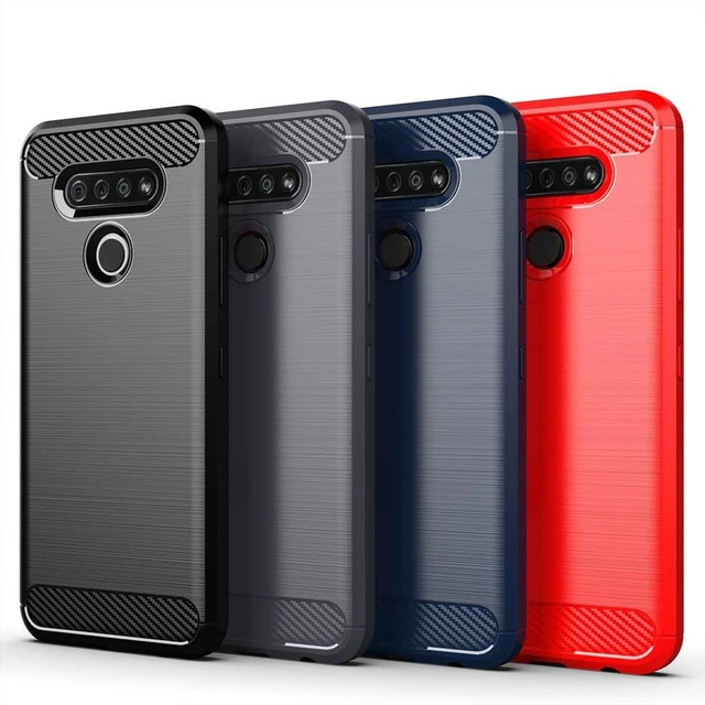Alt view image 6 of 7 - for LG K51 Case LG Reflect Case LG Q51 Case Shock-Absorption Flexible TPU Rubber Protective Cell Phone Cover for LG K51(Black)