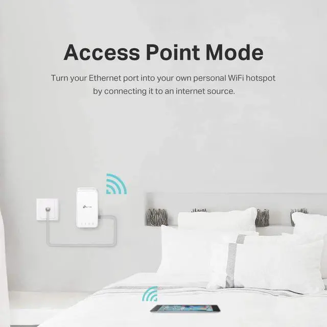 Alt view image 5 of 6 - TP-Link AC750 WiFi Extender (RE230), Covers Up to 1200 Sq.ft and 20 Devices, Dual Band WiFi Range Extender, WiFi Booster to Extend Range of WiFi Internet Connection, OneMesh Compatible