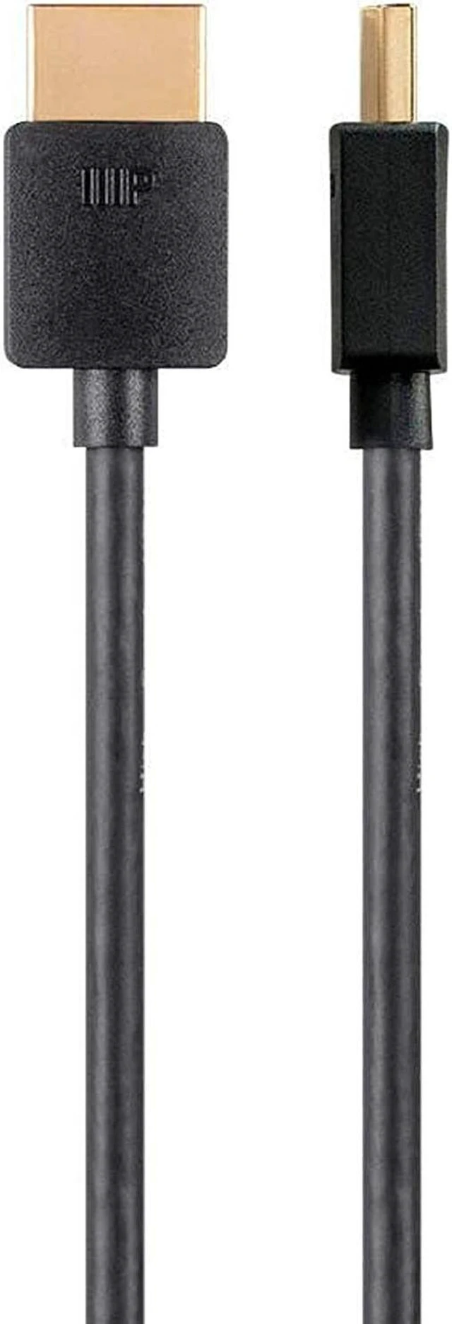 Main image of Monoprice Certified Premium HDMI Cable - 3 Feet - Black (5 Pack) 4K@60Hz HDR 18Gbps 36AWG YUV 4:4:4 - Ultra Slim Series