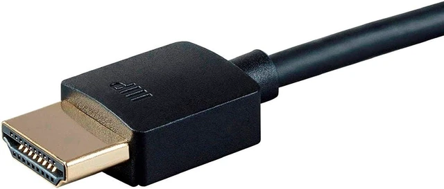 Alt view image 4 of 5 - Monoprice Certified Premium HDMI Cable - 3 Feet - Black (5 Pack) 4K@60Hz HDR 18Gbps 36AWG YUV 4:4:4 - Ultra Slim Series