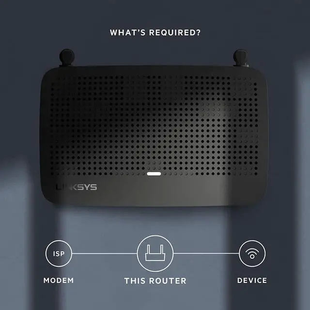 Alt view image 5 of 7 - Linksys Mesh Wifi 5 Router, Dual-Band, 1,200 Sq. ft Coverage, Supports Guest WiFi, Parent Control,12+ Devices, Speeds up to (AC1300) 1.3Gbps - MR6350