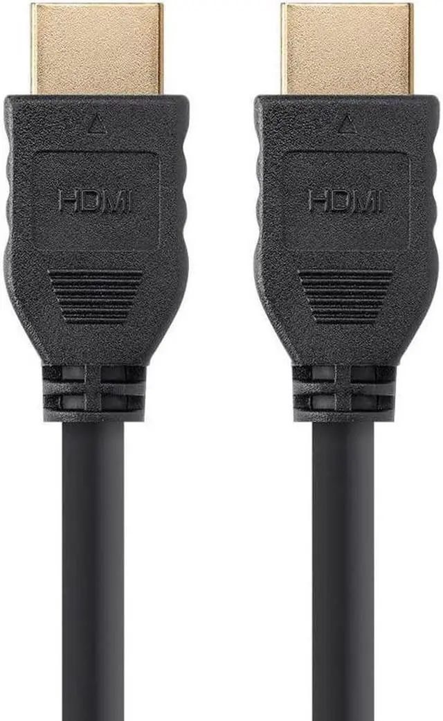 Alt view image 11 of 18 - Monoprice HDMI Cable - 8 Feet - Black (No Logo) High Speed, 4K@60Hz, HDR, 18Gbps, YUV 4:4:4, 30AWG, CL2, Compatible with UHD TV and More - Commercial Series