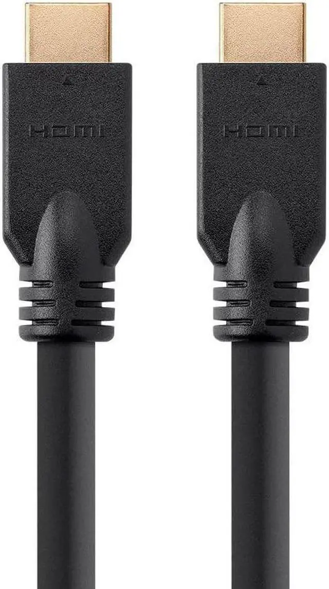 Main image of Monoprice High Speed HDMI Cable - 35 Feet - Black | No Logo 1080p @ 60Hz 10.2Gbps 24AWG CL2 - Commercial Series