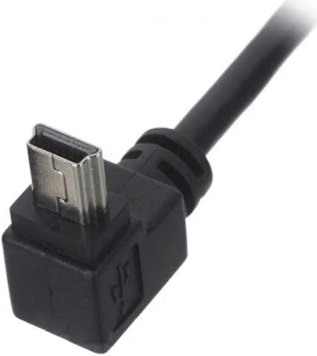 Alt view image 7 of 7 - Mini USB Cable USB 2.0 Male to Mini USB 5 Pin Male 90 Degree UP Angled Charging Data Transfer Extension Cable 0.5M