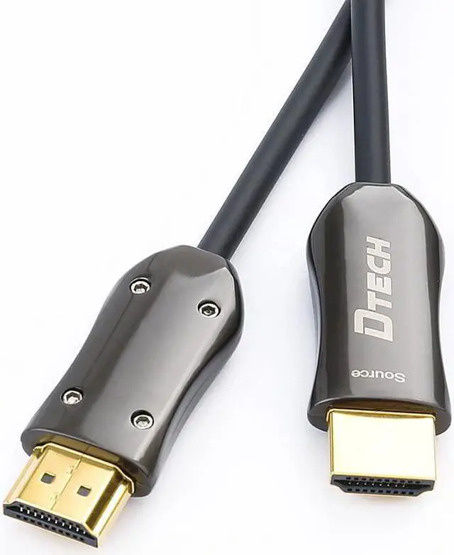 Alt view image 2 of 6 - DTECH Ultra Slim Extra Long Fiber Optic HDMI 2.0 Cable 100 Feet Supports 4K at 60Hz 18Gbps High Speed