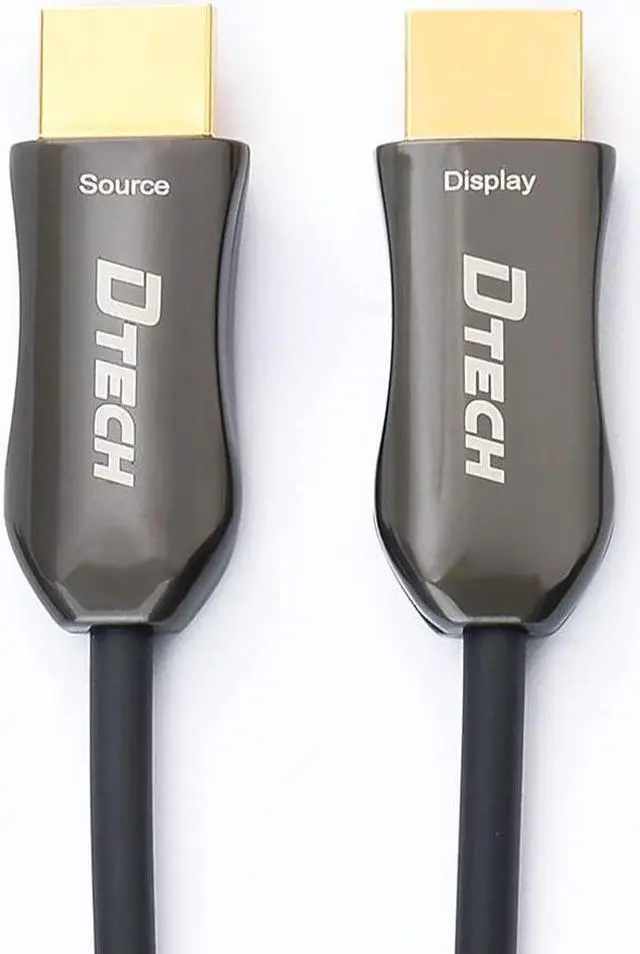 Alt view image 5 of 6 - DTECH Ultra Slim Extra Long Fiber Optic HDMI 2.0 Cable 100 Feet Supports 4K at 60Hz 18Gbps High Speed