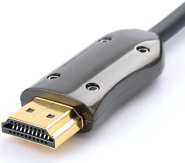 Alt view image 3 of 6 - DTECH Ultra Slim Extra Long Fiber Optic HDMI 2.0 Cable 100 Feet Supports 4K at 60Hz 18Gbps High Speed