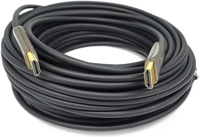 Main image of DTECH Ultra Slim Extra Long Fiber Optic HDMI 2.0 Cable 100 Feet Supports 4K at 60Hz 18Gbps High Speed
