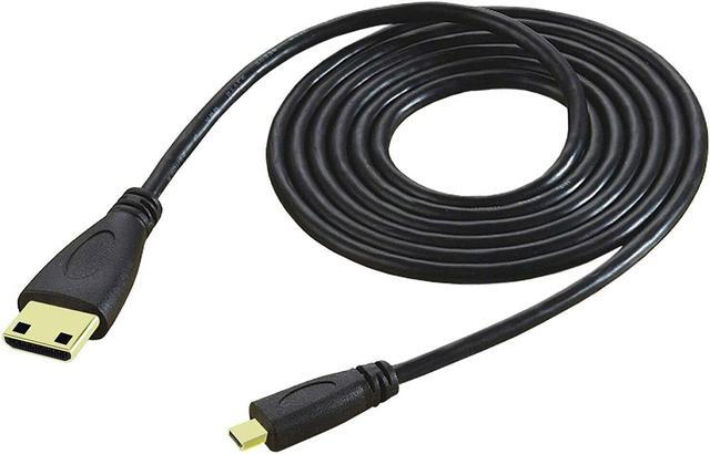 Alt view image 5 of 5 - BRENDAZ Compatible Micro-HDMI to HDMI Cable for Canon EOS R6 M50 Mirrorless Camera PowerShot G7 X Mark II PowerShot G9 X Mark II Digital Camera (3-Feet)