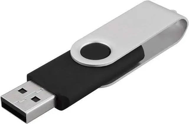 Alt view image 5 of 7 - JUANWE USB Flash Drive 128GB 2 Pack USB 2.0 Thumb Drive Fold Storage Memory Stick Swivel Keychain Design Jump Drive Black