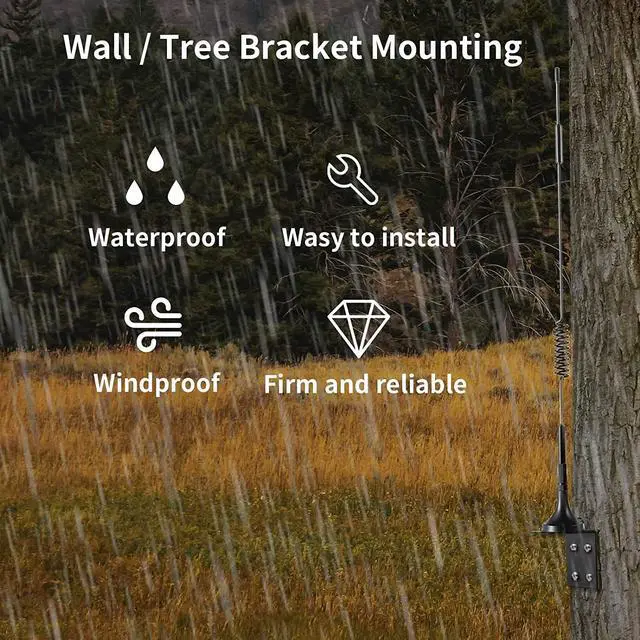 Alt view image 6 of 6 - High Gain Long Range 4G LTE Ouutdoor Cellular 9dBi Magnetic Base Antenna Compatible with Spypoint Link Micro EVO Solar Hunting Wildlife Game Trail Cameras Mobile Security Camera??Pack of 2?? Eifagur