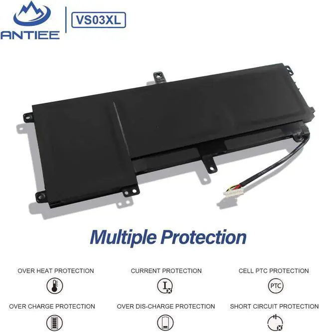 Alt view image 6 of 6 - ANTIEE VS03XL 849313-850 Battery for HP Envy 15-AS 15T-AS Series: 15T-AS100 15-AS133CL 15-AS152NR 15-AS043CL 15-AS182CL AS020NR AS068NR AS027CL AS002LA AS091MS AS004LA AS014WM 849313-856 VSO3XL