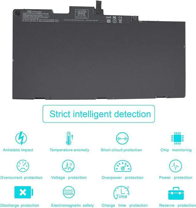 Alt view image 5 of 7 - CS03XL Laptop Battery for HP EliteBook 840 850 755 745 G3 G4 ZBook 15u G3 G4 Series 800513-001 800231-1C1 800513-001 CS03 CS03046XL HSTNN-IB6Y HSTNN-UB6S HSTNN-I33C-4