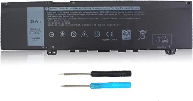 Main image of 38Wh F62G0 Laptop Battery Fit for Dell Inspiron 13 7000 7373 7386 2 in 1 7370 7380 5370 P91G P83G P87G P91G001 P83G001 P83G002 P87G001 F62GO RPJC3 39DY5 039DY5 0RPJC3 Vostro 5370 C-BPD85-02