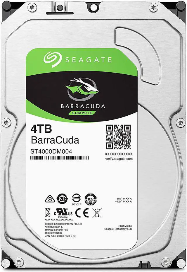 Alt view image 7 of 9 - Seagate Barracuda ST4000DM004 Internal Hard Drive 4TB (4000GB) 3.5" PC Computer Disk SATA III 6Gb/s 256MB cache