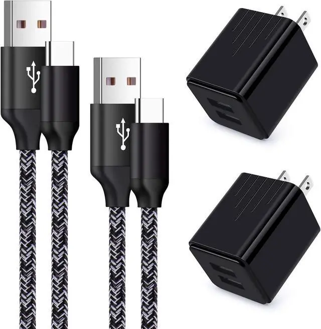 Main image of USB Type C Wall Charger Block Cube Fast Charging C Charger Cable Cord 6ft for Samsung Galaxy S21/S21 Ultra/S21 Plus/S20/S20+/S10e/S9/S8/A10e/A20/A50/A51/A71/Note 20/10/9 Google Pixel 5 4 3a Moto G8 G7