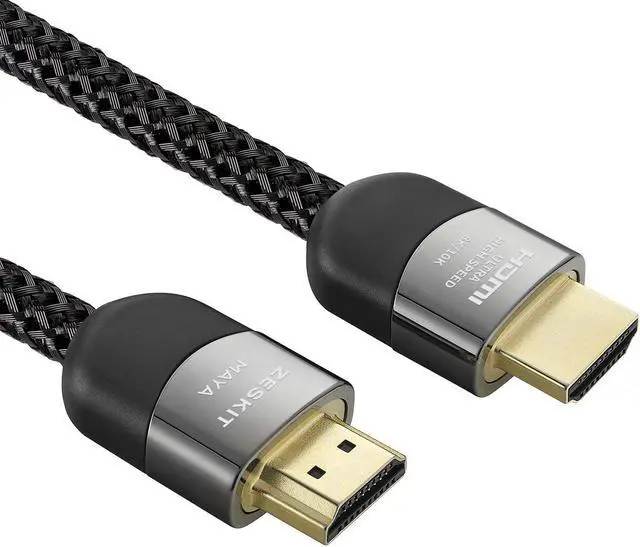 Alt view image 6 of 6 - Certified 2.1 8K HDMI Cable 48Gbps 4K120Hz Compatible with Soundbar eARC HDR10 VRR Dolby Vision Atmos HDCP 2.2 & 2.3 Gaming PS5 Xbox Series X  TV  Monitor (Ultra High Speed Maya 10ft)