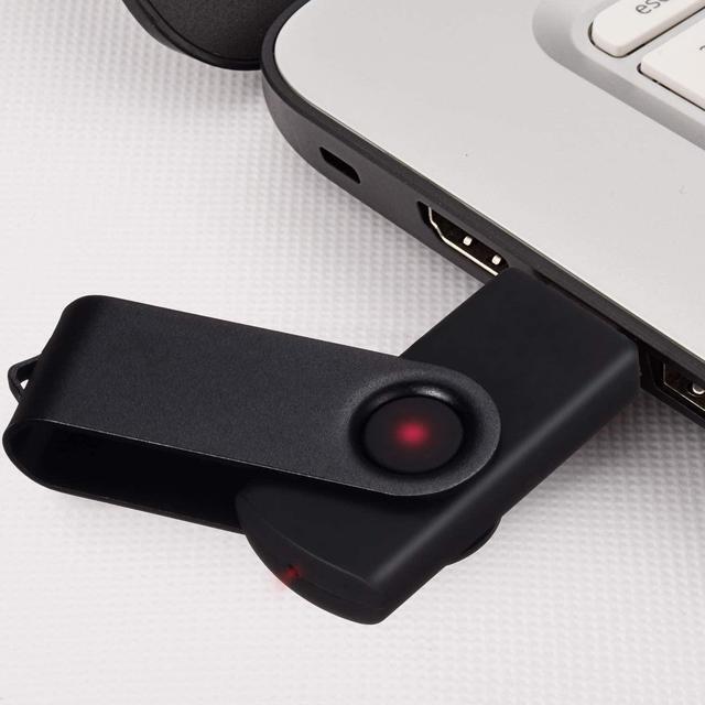 Alt view image 5 of 5 - 2 Pack 64GB USB 2.0 Flash Drive Memory Stick Thumb Drives Swivel Design(2 X 64GB: Black Silver)