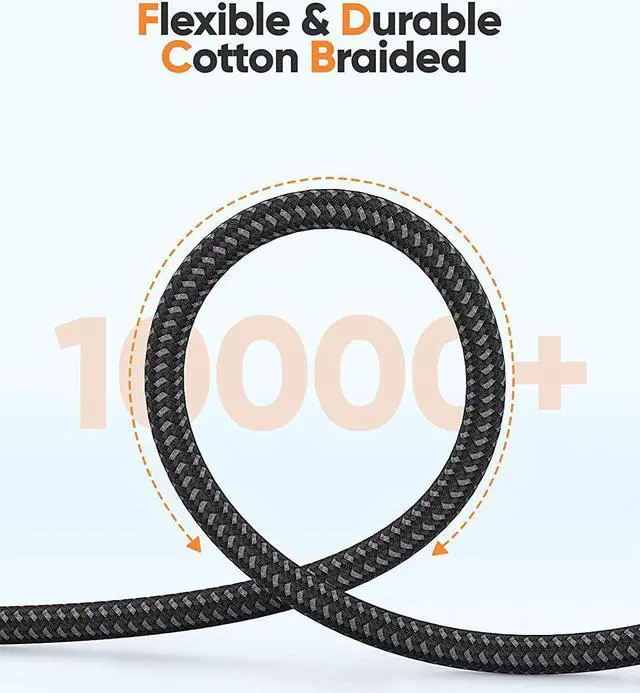 Alt view image 7 of 7 - Active DisplayPort to HDMI Cable 4K, CableCreation 6FT Braided DP to HDMI Cable, Support Eyefinity Multi-Screen, 4K & 3D Audio/Video Converter, 1.83M / Black