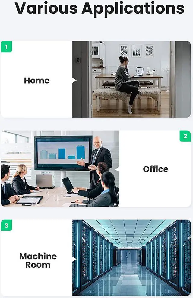 Alt view image 7 of 7 - UGREEN Cat 8 Ethernet Cable High Speed Braided 40Gbps 2000Mhz Network Cord Cat8 RJ45 Shielded Indoor Heavy Duty LAN Cables Compatible for Gaming PC PS5 PS4 PS3 Xbox Modem Router 50FT