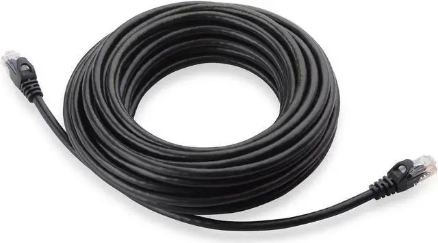Alt view image 2 of 4 - Cable Matters Snagless Cat 6 Ethernet Cable 30 ft (Cat 6 Cable, Cat6 Cable, Internet Cable, Network Cable) in Black - Available 20ft - 150ft in Length