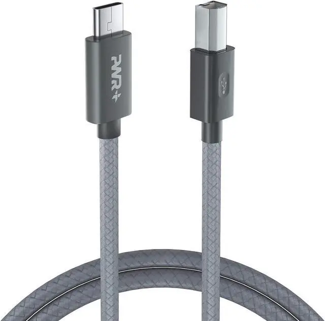 Alt view image 5 of 6 - USB-C Printer Cable 10 Ft Type-C to USB B 2.0 High Speed for MacBook Pro HP Canon Brother Epson Xerox Samsung Lenovo Dell Acer Surface Yamaha Casio Digital Piano MIDI Keyboard Controller Audio Mixer