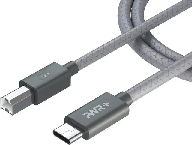 Main image of USB-C Printer Cable 10 Ft Type-C to USB B 2.0 High Speed for MacBook Pro HP Canon Brother Epson Xerox Samsung Lenovo Dell Acer Surface Yamaha Casio Digital Piano MIDI Keyboard Controller Audio Mixer