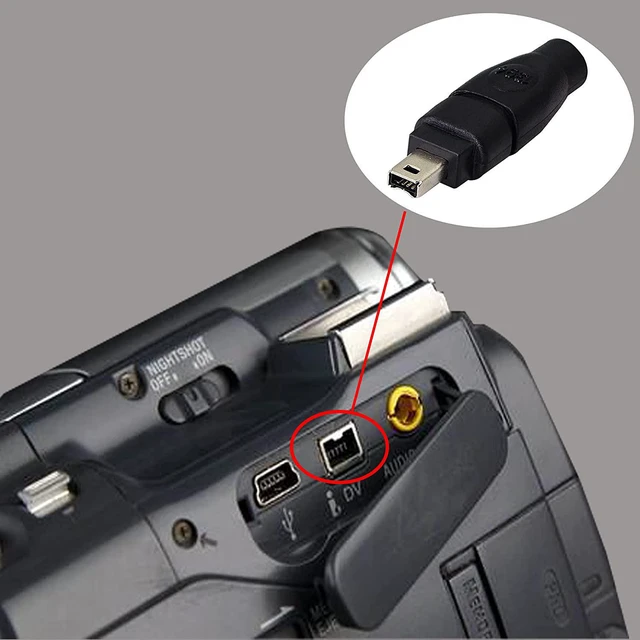 Alt view image 5 of 6 - 6FT FireWire IEEE 1394 Cable,4 Pin to 4 Pin Male to Male Cord,FireWire 400 DV iLink Cable for Laptop to Camcorder