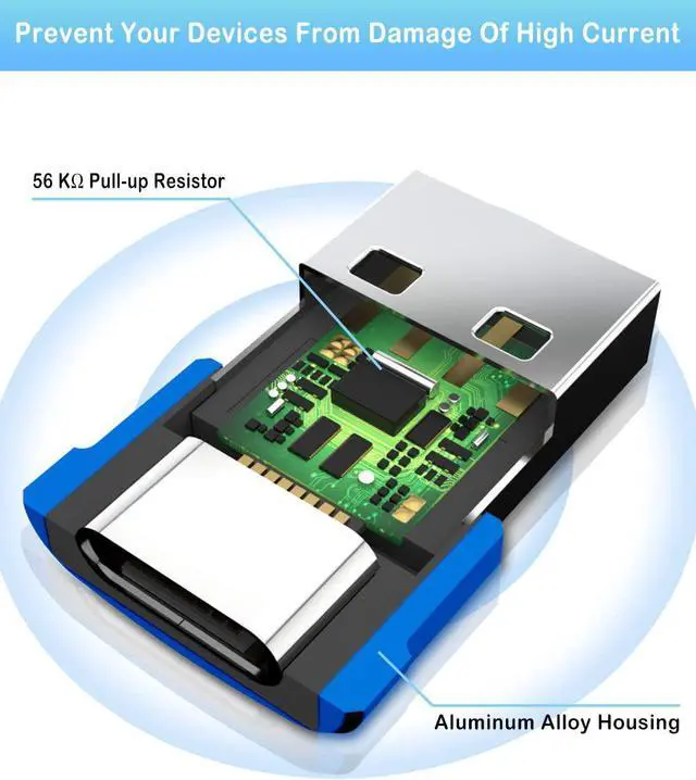 Alt view image 4 of 7 - USB C Female to USB Male Adapter 4Pack Type A Charger Cable Plug Connector for iPhone 11 12 13 Pro Max Airpods iPad 8 8th 9 9th Air 4 4th Mini 6 6th Generation Samsung Galaxy S20 S21 Watch Series 7