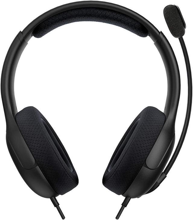 PDP Gaming LVL40 Stereo Headset with Mic for Nintendo Switch - PC, iPad,  Mac, Laptop Compatible - Noise Cancelling Microphone, Lightweight, Soft  Comfort On Ear Headphones, 3.5mm jack - Black 