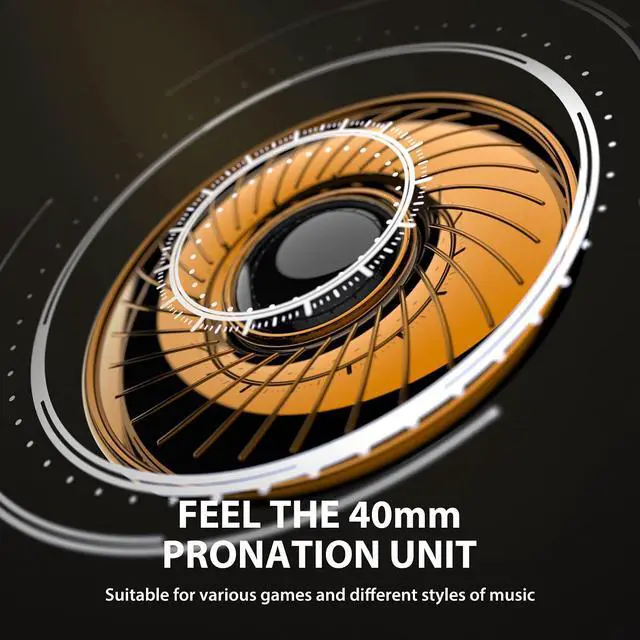 Alt view image 3 of 7 - YOWU RGB Cat Ear Headphone 3G Wireless Bluetooth 5.0 Foldable Gaming Headset with 7.1 Surround Sound, Built-in Mic & Customizable Lighting and Effect via APP, Type-C Charging Audio Cable -Pink