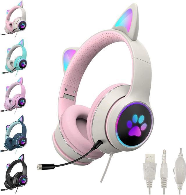 Cute best sale cat headset