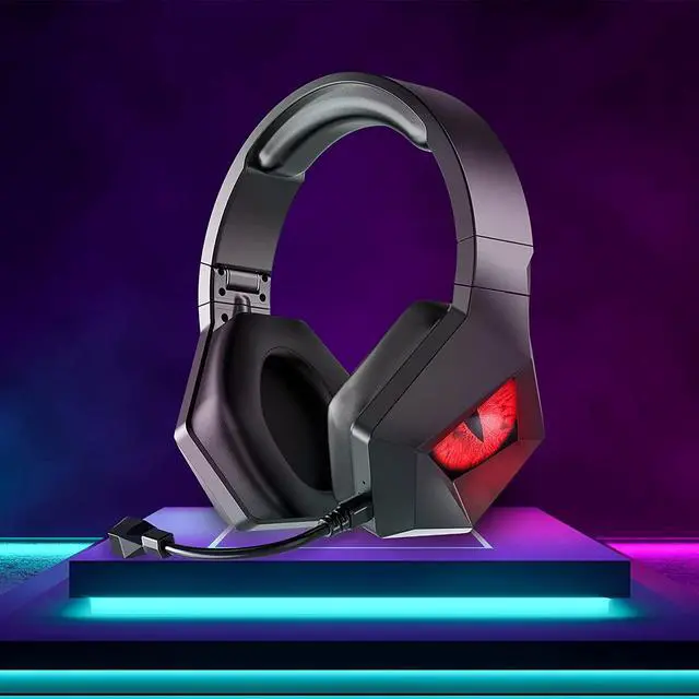 Alt view image 6 of 7 - Wireless Headphones, BooMood Wireless Gaming Headset, Headphones Wireless Bluetooth for PS5, PS4, PC, Detachable Noise Cancelling Microphone, Comfortable Memory Foam, Wired Mode for Xbox One