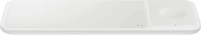 Alt view image 3 of 5 - Samsung Electronics Wireless Charger Trio, Qi Compatible - Charge up to 3 Devices at Once - for Galaxy Phones, Buds, Watches, and Apple iPhone Devices, White (US Version)