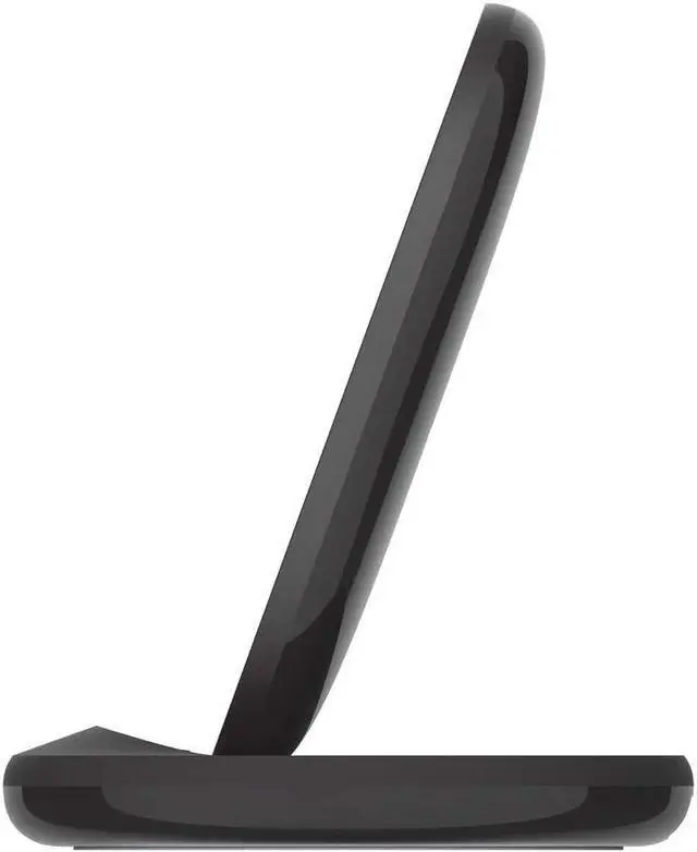 Alt view image 3 of 3 - Wireless Charger (2-Pack) - Qi-Certified 15W Max Fast Charging Stand - Quick Turbo Cordless Upright Charger - Universal Qi Compatibility for iPhone Samsung Galaxy Google Pixel and More