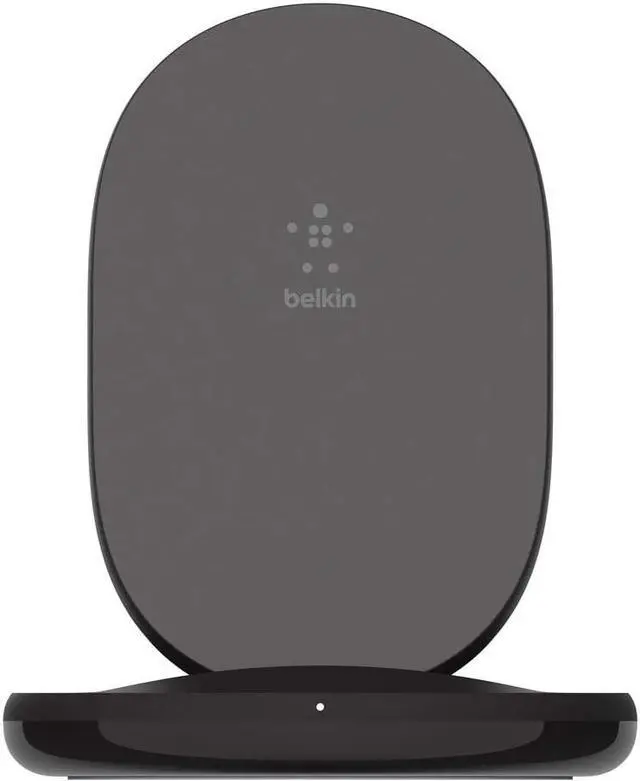 Alt view image 2 of 3 - Wireless Charger (2-Pack) - Qi-Certified 15W Max Fast Charging Stand - Quick Turbo Cordless Upright Charger - Universal Qi Compatibility for iPhone Samsung Galaxy Google Pixel and More