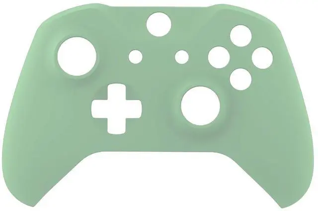 Alt view image 7 of 7 - Matcha Green Front Housing Shell Cover for Xbox One S/X Controller, Replacement Parts Custom Case Faceplate for Xbox One Wireless Controller Model 1708 @