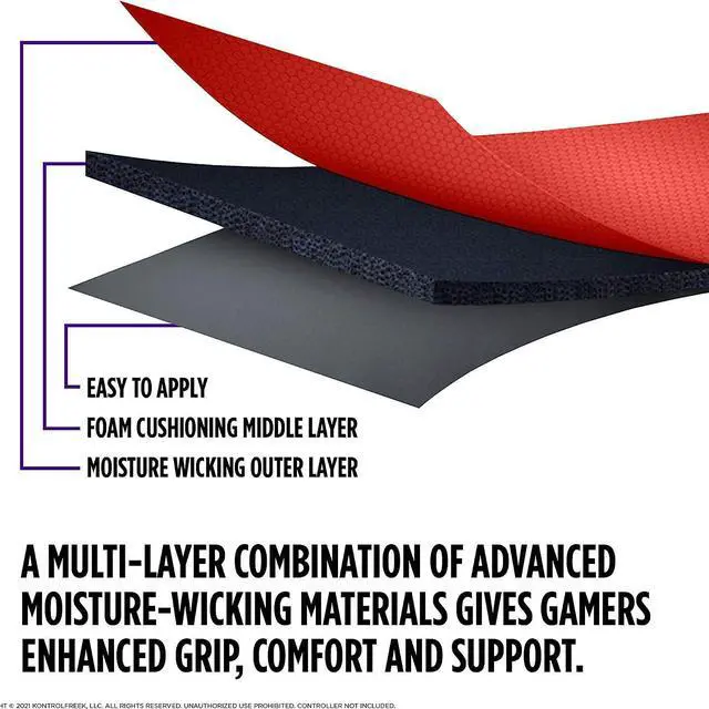 Alt view image 6 of 6 - KontrolFreek FPS Freek Inferno Performance Kit for Xbox One and Xbox Series X Controller | Includes Performance Thumbsticks and Performance Grips | Red