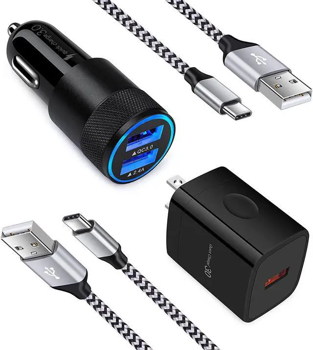Main image of USB C Fast Car Phone Charger for Samsung Galaxy S25 Ultra Plus S25+ S24 FE A55 A35 A15 S24 S23 S22 S21 S20 5G FE Plus Ultra S10 S10e S9 S8 Note 20 10 9 8 A53 A42, Accessories Adapter Type C Cable 3ft