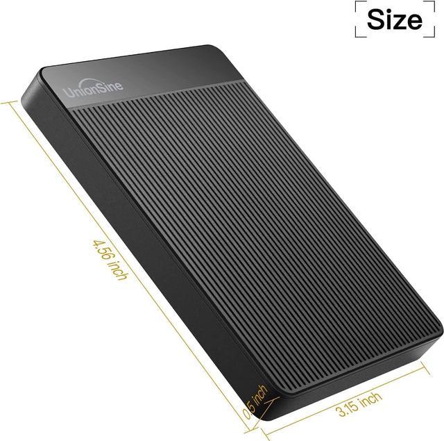 UnionSine 1TB Ultra Slim Portable External Hard Drive HDD-USB 3.0
