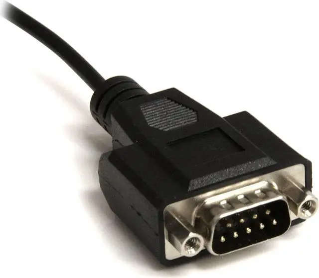 Alt view image 3 of 4 - Pro-trade.com USB to Serial Adapter - 2 Port - COM Port Retention - FTDI - USB to RS232 Adapter Cable - USB to Serial Converter (ICUSB2322F), Black